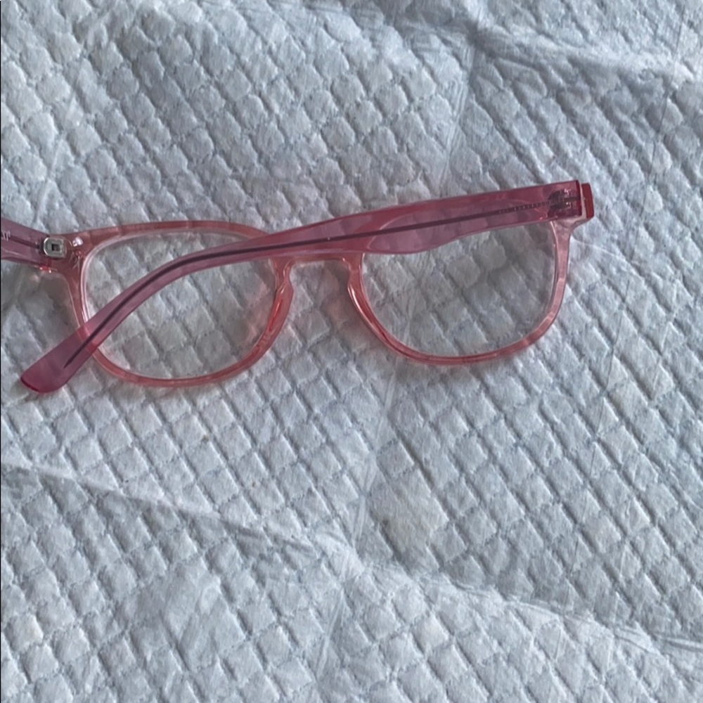 Translucent pink acetate frames - Picture 5 of 6